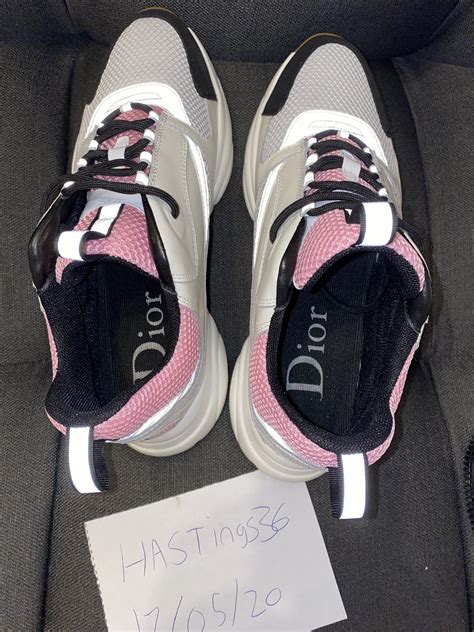 dior pink and grey